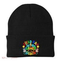 Let The Games Begin Teachers Field Day Gift Beanie thumb 0