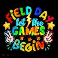 Let The Games Begin Teachers Field Day Gift Women's Hoodie thumb 2