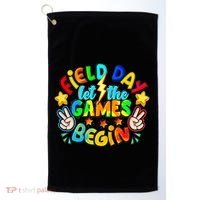 Let The Games Begin Teachers Field Day Gift Golf Towel thumb 0