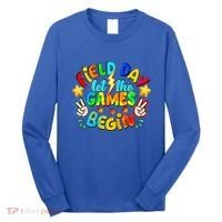 Let The Games Begin Teachers Field Day Gift Long Sleeve Shirt thumb 0