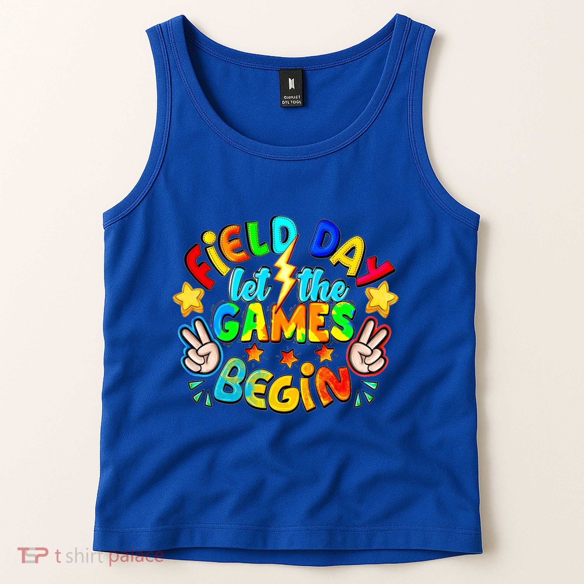 Let The Games Begin Teachers Field Day Gift Tank Top