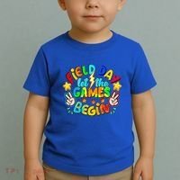 Let The Games Begin Teachers Field Day Gift Toddler T-Shirt thumb 2