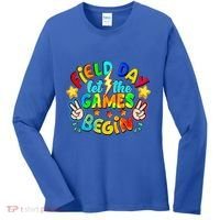 Let The Games Begin Teachers Field Day Gift Women's Long Sleeve Shirt thumb 0