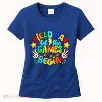 Let The Games Begin Teachers Field Day Gift Women's T-Shirt thumb 0
