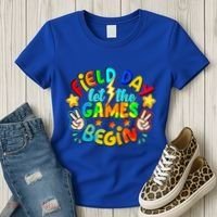 Let The Games Begin Teachers Field Day Gift Women's T-Shirt thumb 3