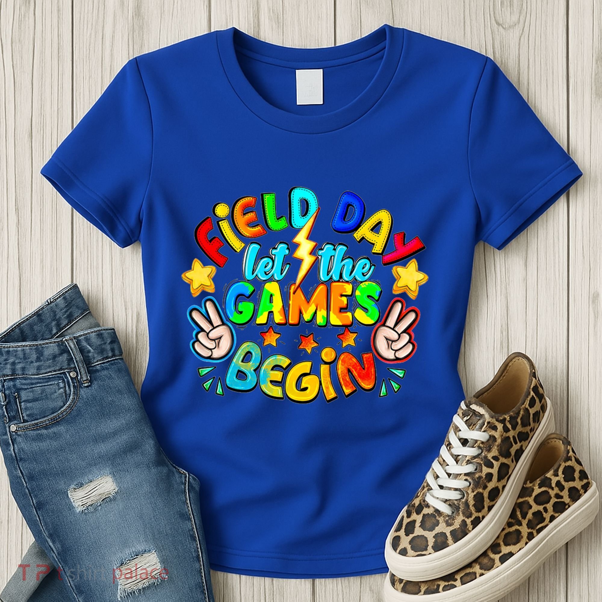 Let The Games Begin Teachers Field Day Gift Women's T-Shirt