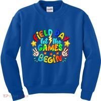 Let The Games Begin Teachers Field Day Gift Kids Sweatshirt thumb 0