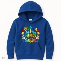 Let The Games Begin Teachers Field Day Gift Kids Hoodie thumb 0