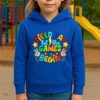 Let The Games Begin Teachers Field Day Gift Kids Hoodie thumb 3