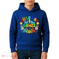Let The Games Begin Teachers Field Day Gift Kids Hoodie thumb 4