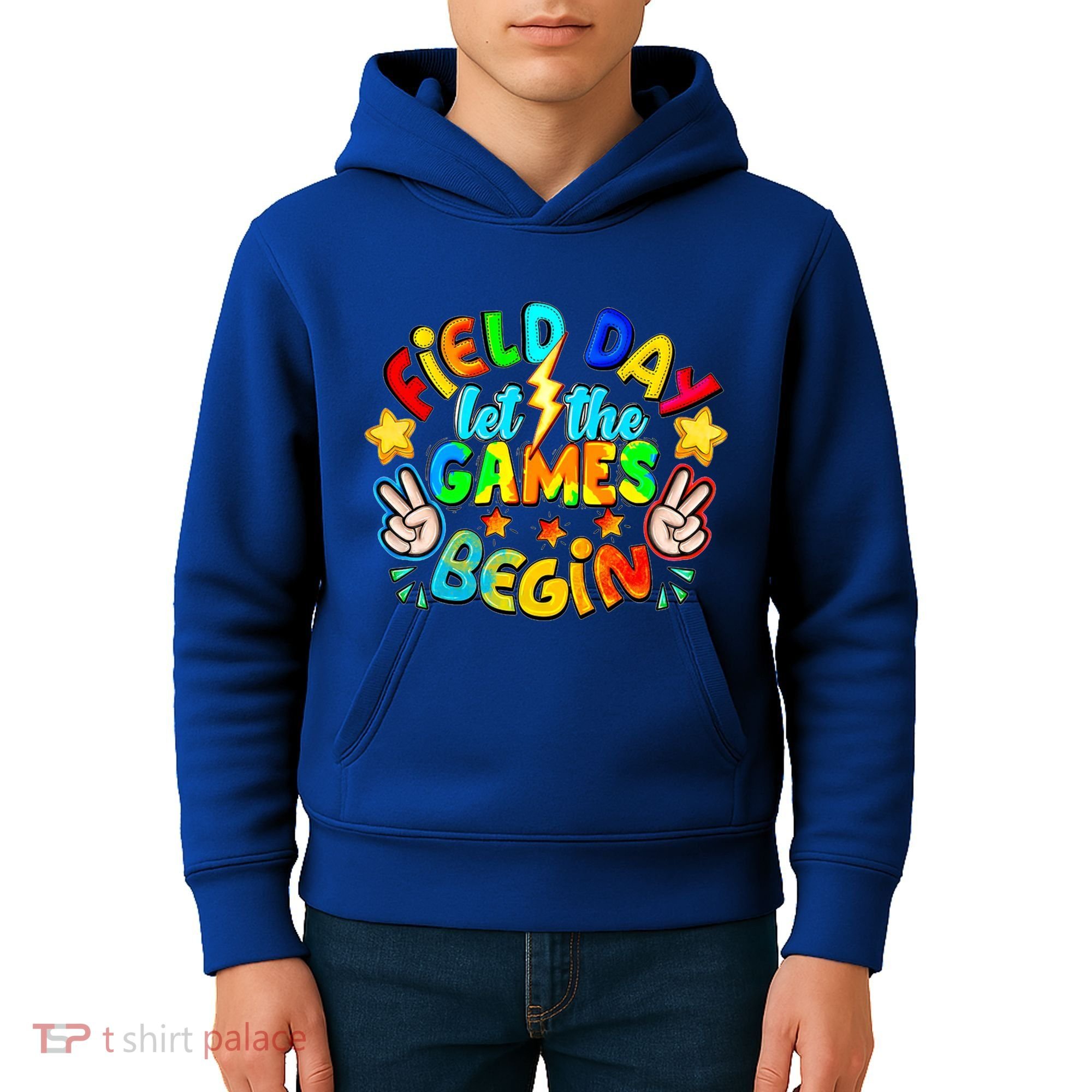 Let The Games Begin Teachers Field Day Gift Kids Hoodie