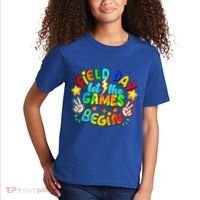 Let The Games Begin Teachers Field Day Gift Kids T-Shirt thumb 2