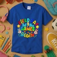 Let The Games Begin Teachers Field Day Gift Kids T-Shirt thumb 3