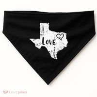 Love Texan Home Texas State Gift USA-Made Doggie Bandana thumb 0