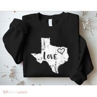 Love Texan Home Texas State Gift Sweatshirt thumb 2