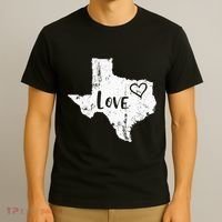 Love Texan Home Texas State Gift T-Shirt thumb 3