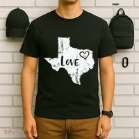 Love Texan Home Texas State Gift T-Shirt thumb 6
