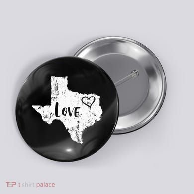 Love Texan Home Texas State Gift Button
