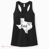 Love Texan Home Texas State Gift Women's Tank Top thumb 0