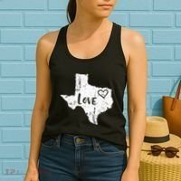 Love Texan Home Texas State Gift Women's Tank Top thumb 2