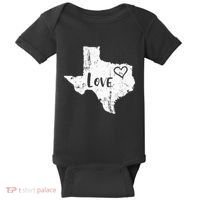 Love Texan Home Texas State Gift Baby Bodysuit thumb 0