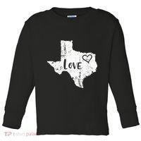 Love Texan Home Texas State Gift Toddler Long Sleeve Shirt thumb 0