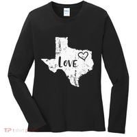 Love Texan Home Texas State Gift Women's Long Sleeve Shirt thumb 0