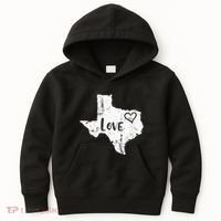 Love Texan Home Texas State Gift Kids Hoodie thumb 0