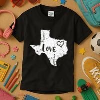 Love Texan Home Texas State Gift Kids T-Shirt thumb 3