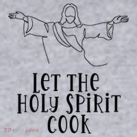 Let The Holy Spirit Cook Women's Sweatshirt thumb 2