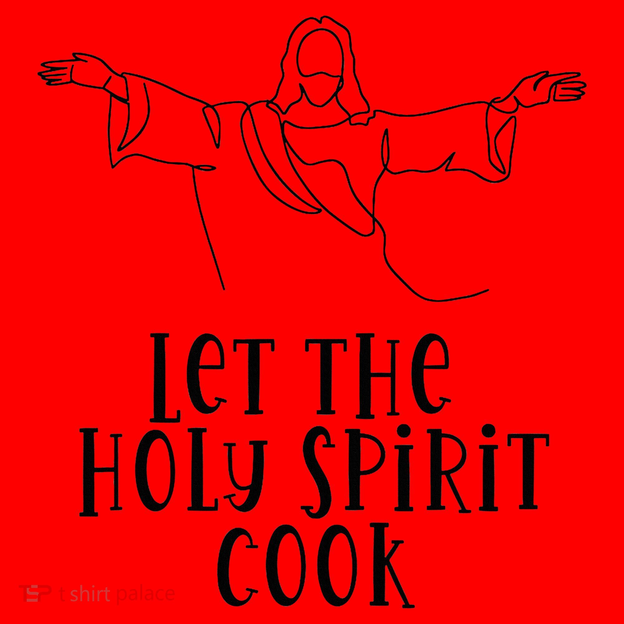 Let The Holy Spirit Cook Santa Hat