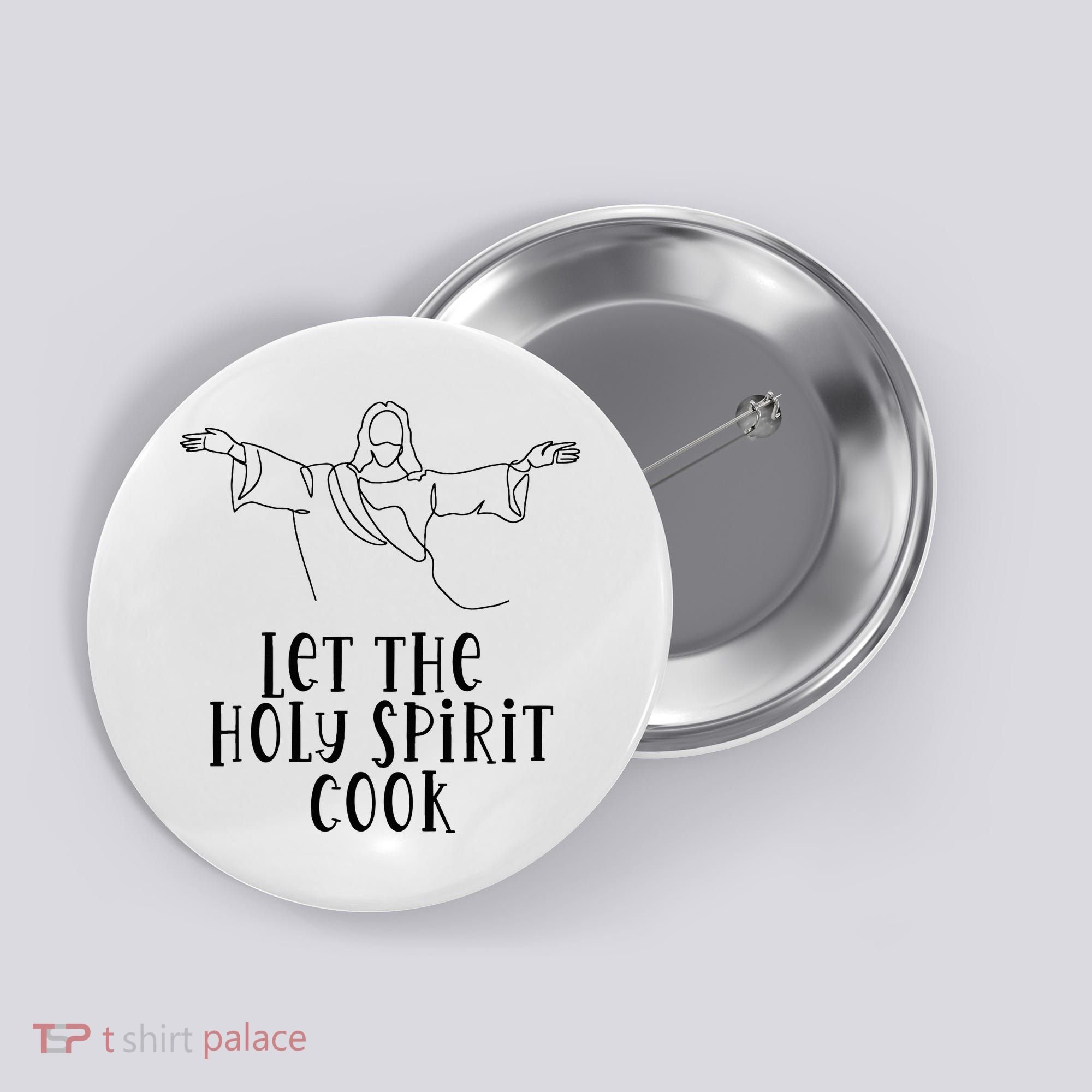 Let The Holy Spirit Cook Button