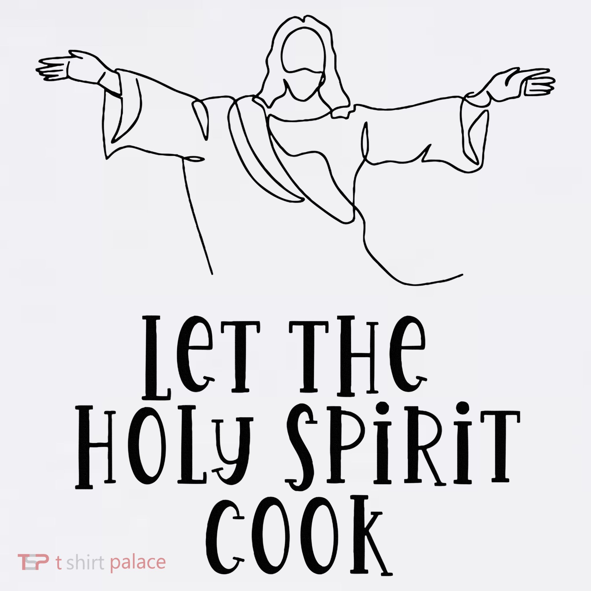 Let The Holy Spirit Cook Mousepad