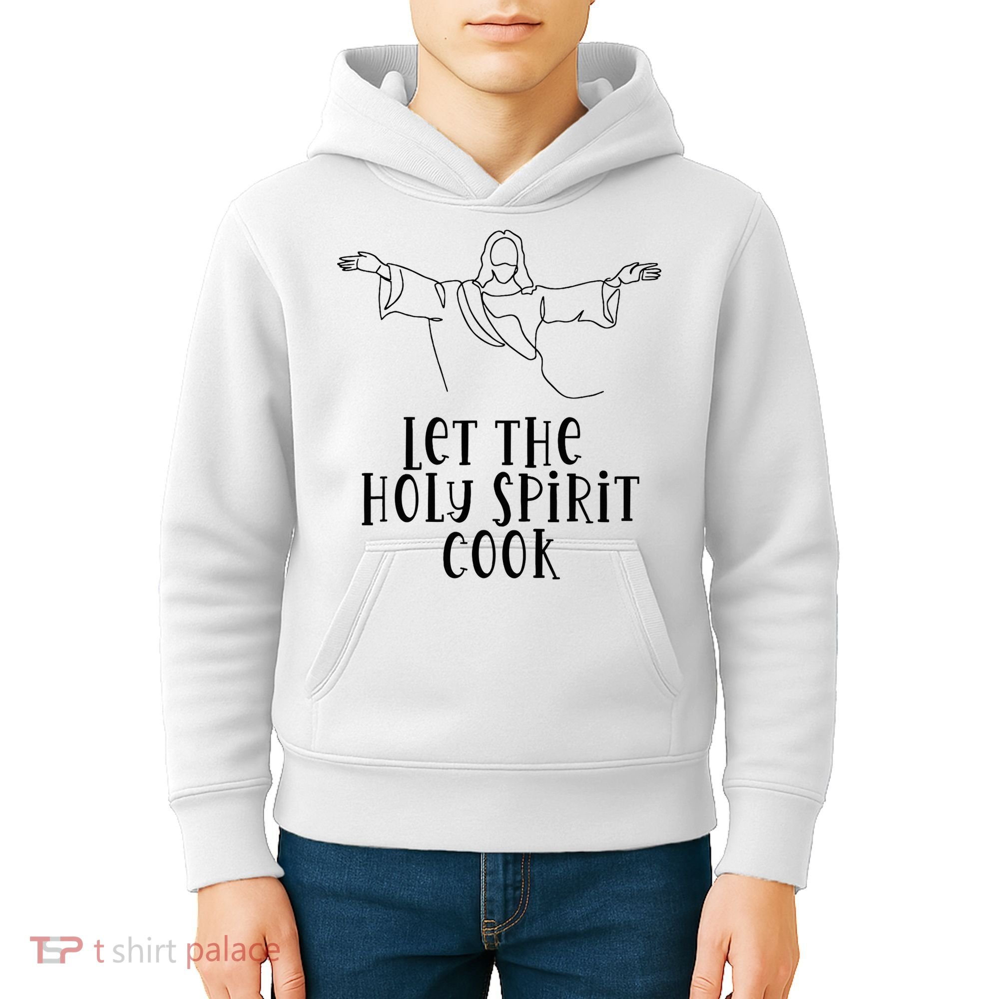 Let The Holy Spirit Cook Kids Hoodie