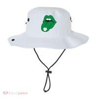 Lips Tongue Irish Shamrock St Patricks Bucket Hat thumb 0