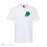 Lips Tongue Irish Shamrock St Patricks Polo thumb 0