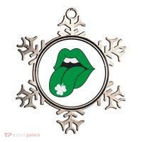 Lips Tongue Irish Shamrock St Patricks Ornament thumb 0