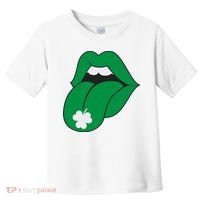 Lips Tongue Irish Shamrock St Patricks Toddler T-Shirt thumb 0