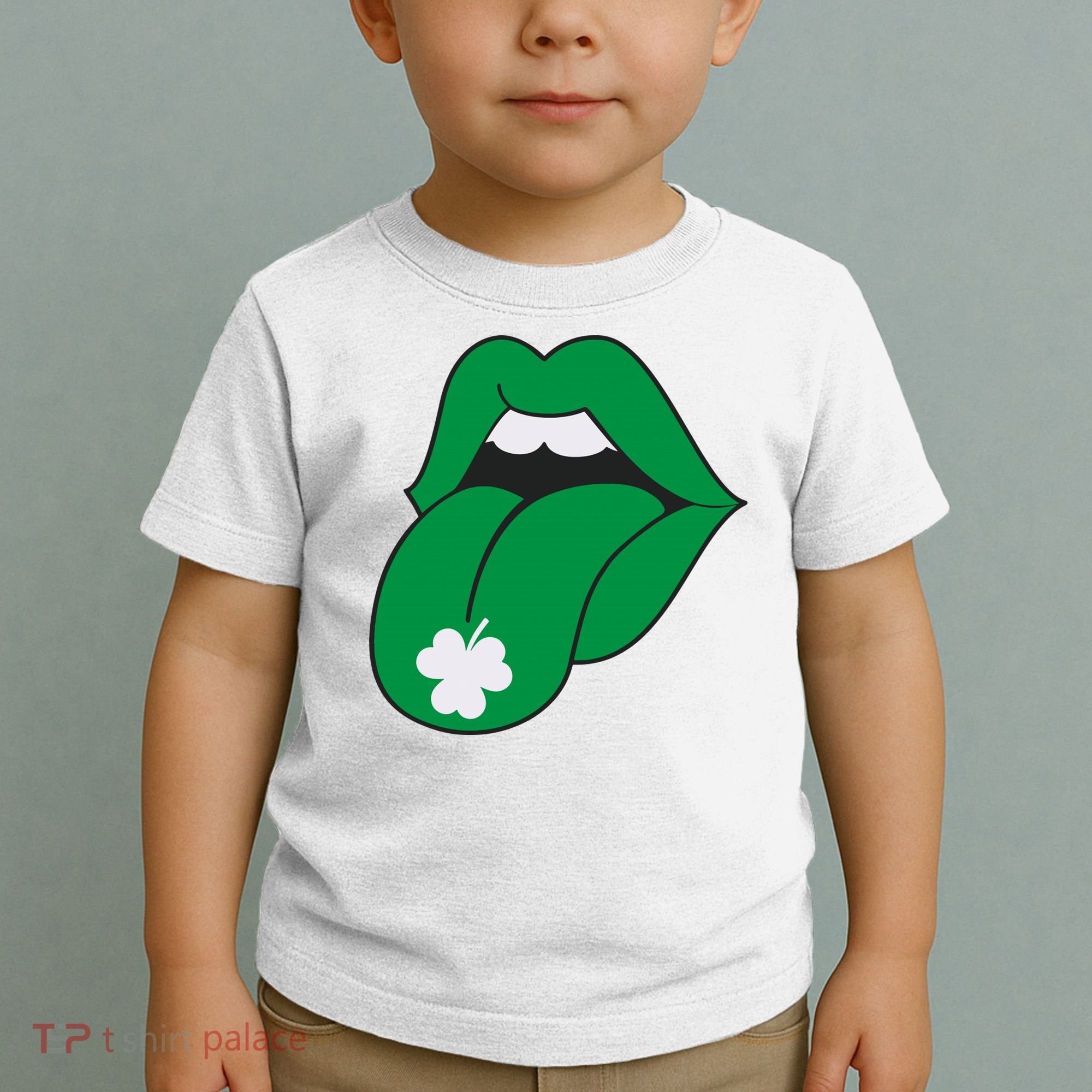 Lips Tongue Irish Shamrock St Patricks Toddler T-Shirt