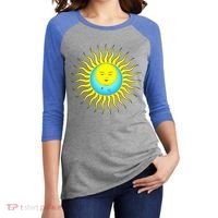 Larks Tongues In Aspic Women's Tri-Blend 3/4-Sleeve Raglan Shirt thumb 2