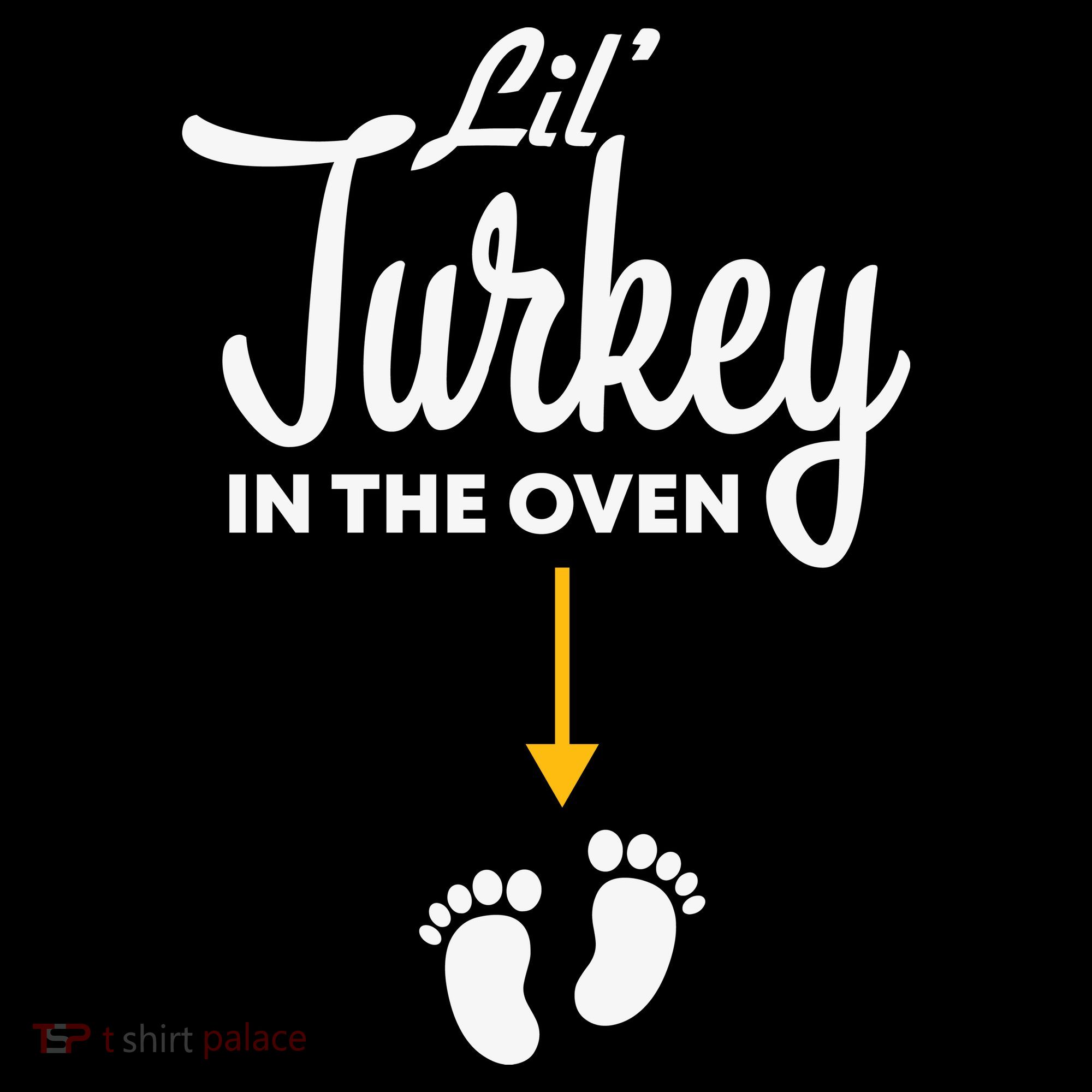 Lil' Turkey In The Oven Pregnancy Thanksgiving Coffee Mug