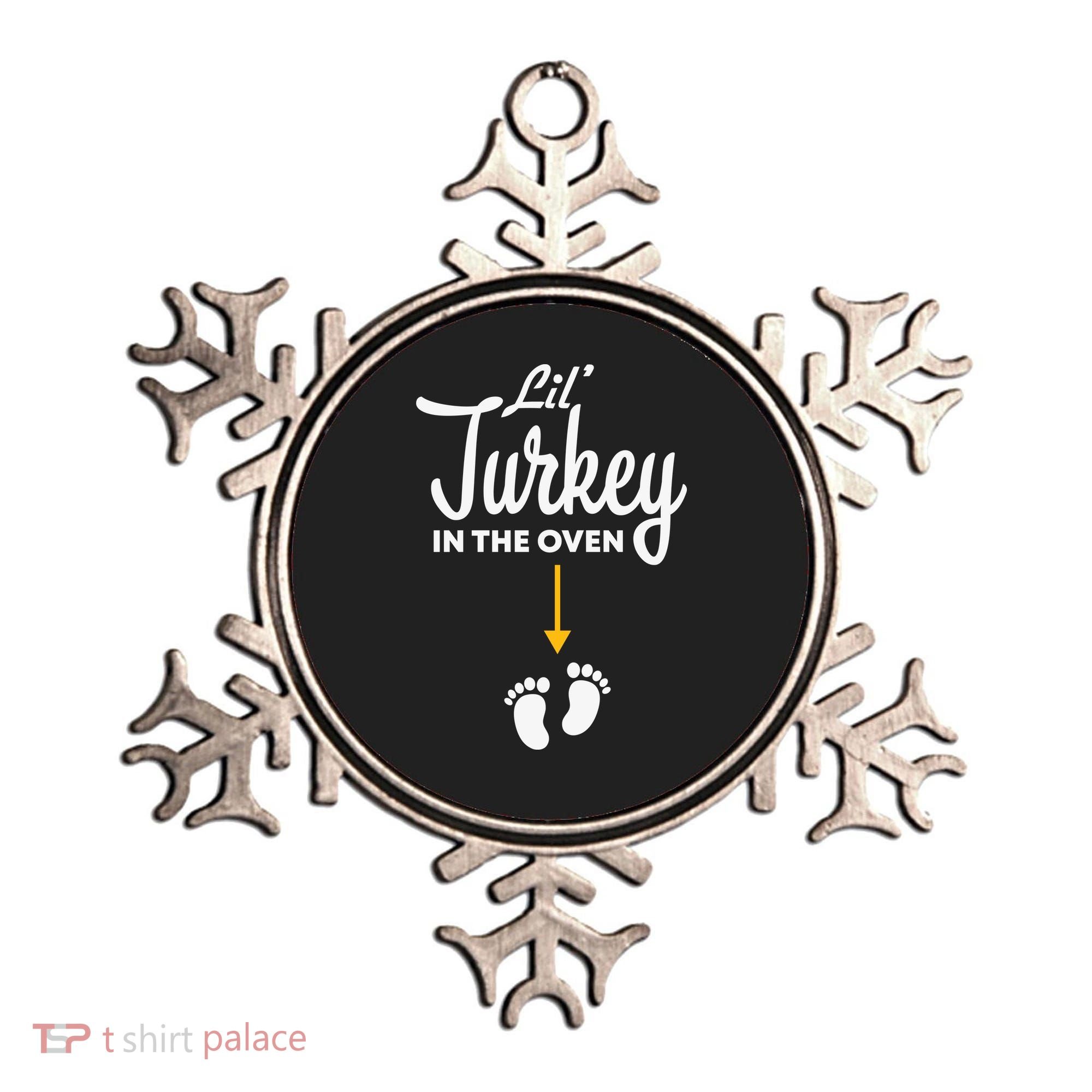 Lil' Turkey In The Oven Pregnancy Thanksgiving Ornament