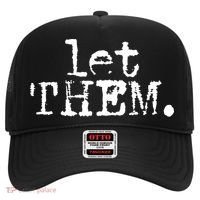 Let Them Inspirational Positive Saying Mental Health Hat thumb 0