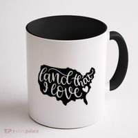 Land That I Love USA Flag Independence Day Coffee Mug thumb 1