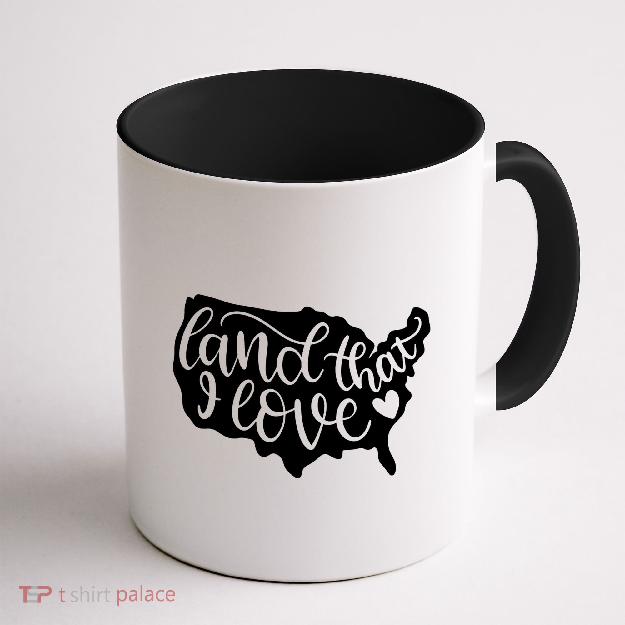 Land That I Love USA Flag Independence Day Coffee Mug