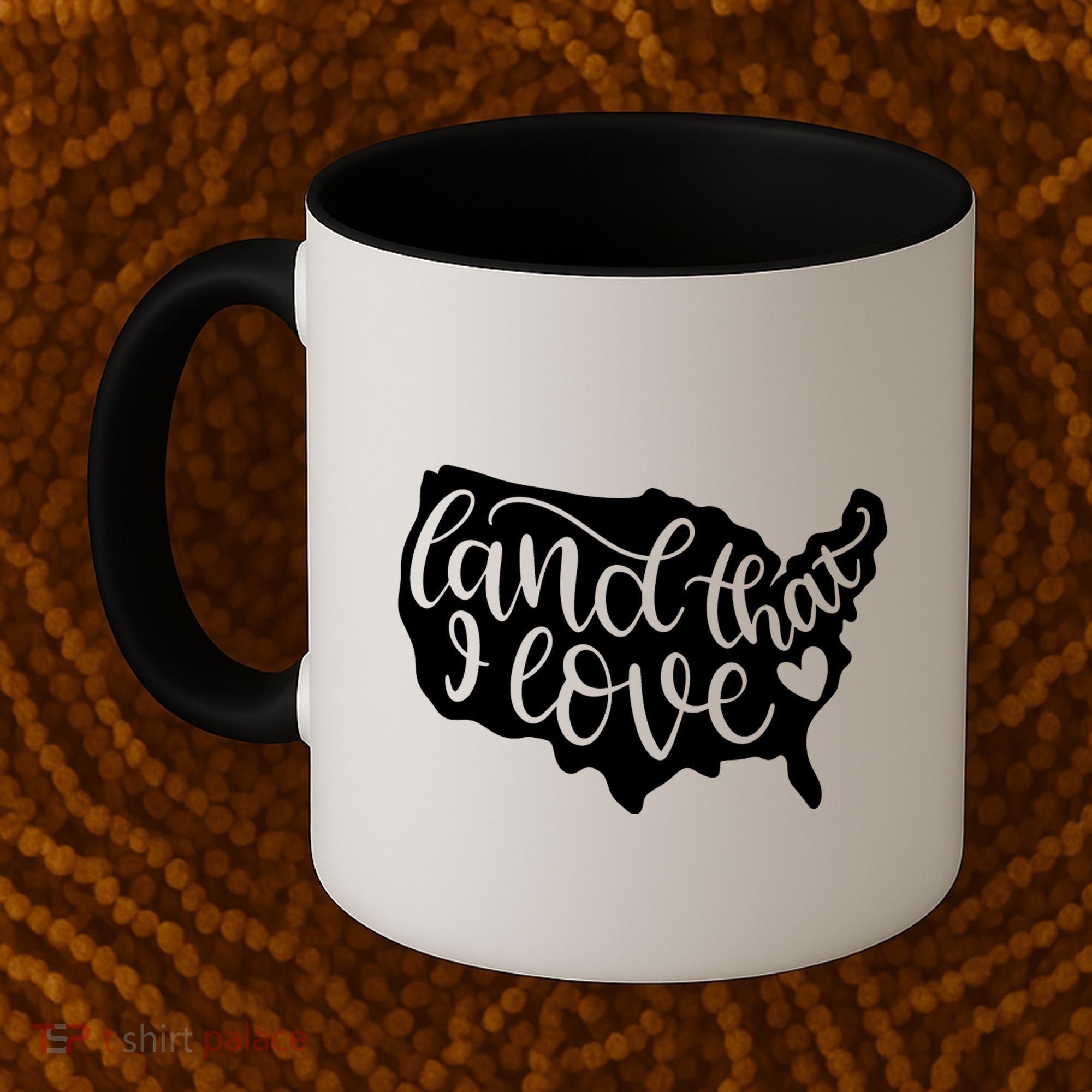 Land That I Love USA Flag Independence Day Coffee Mug