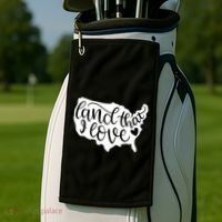 Land That I Love USA Flag Independence Day Golf Towel thumb 2