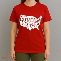 Land That I Love USA Flag Independence Day T-Shirt thumb 4
