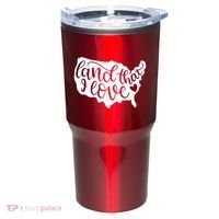 Land That I Love USA Flag Independence Day Tumbler thumb 0