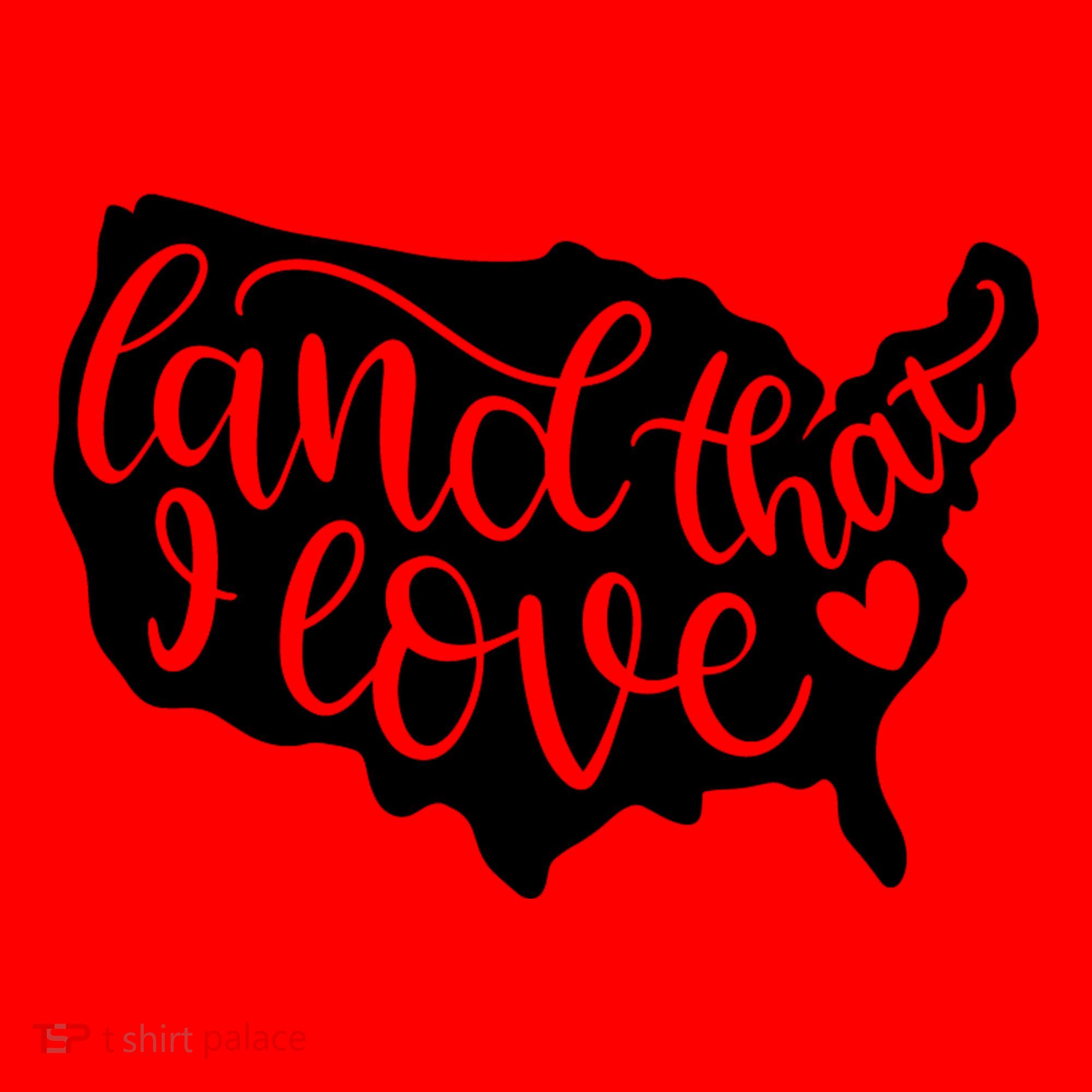 Land That I Love USA Flag Independence Day Santa Hat